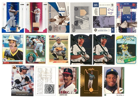 1979-2004 MLB All-Star & Hall Of Famers Shoebox Card Collection (20 Different Cards)